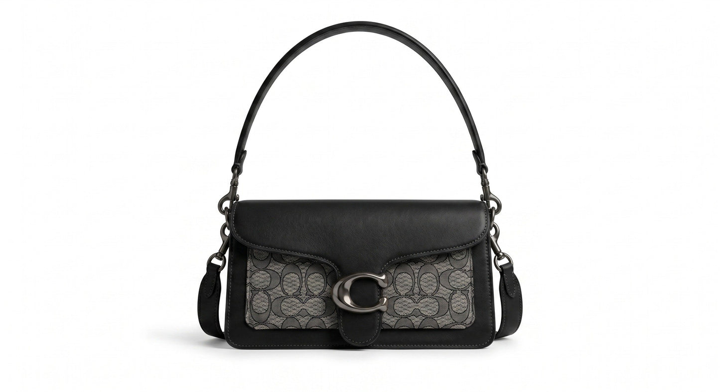 COACH BAG BLK&GRY 01 BLACK&GREY