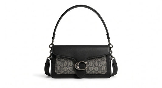 COACH BAG BLK&GRY 01 BLACK&GREY
