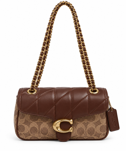 COACH BAG BRN&BGE BROWN&BEIGE