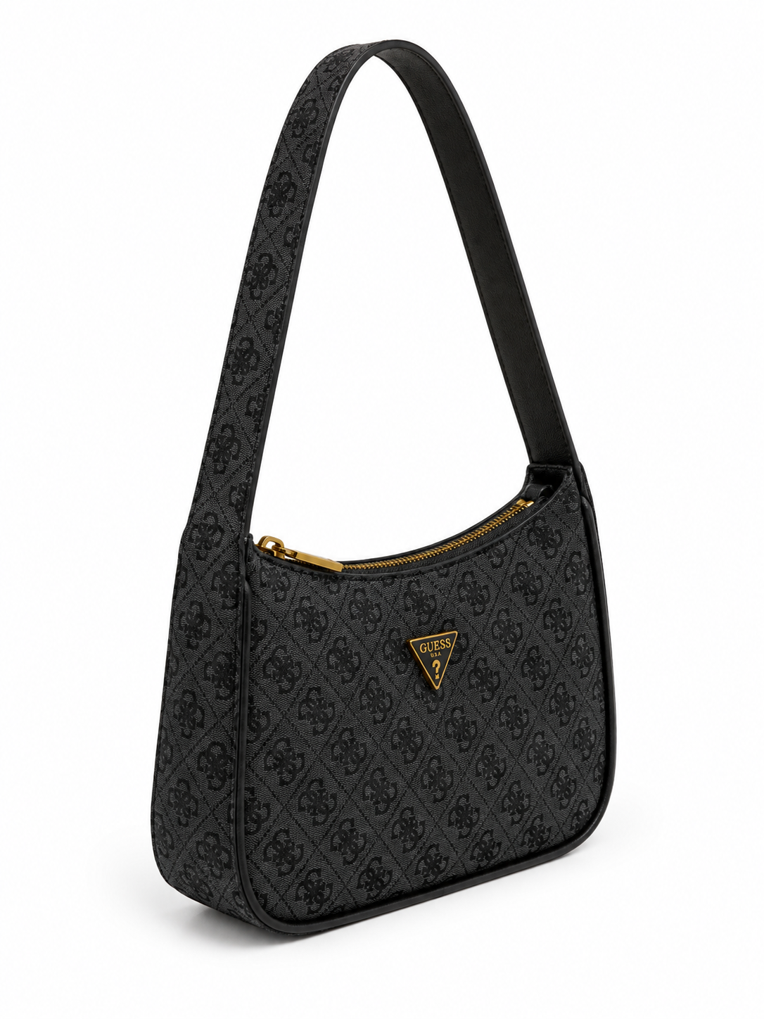 GUESS MEDIUM BAG BLK&GRY black&grey