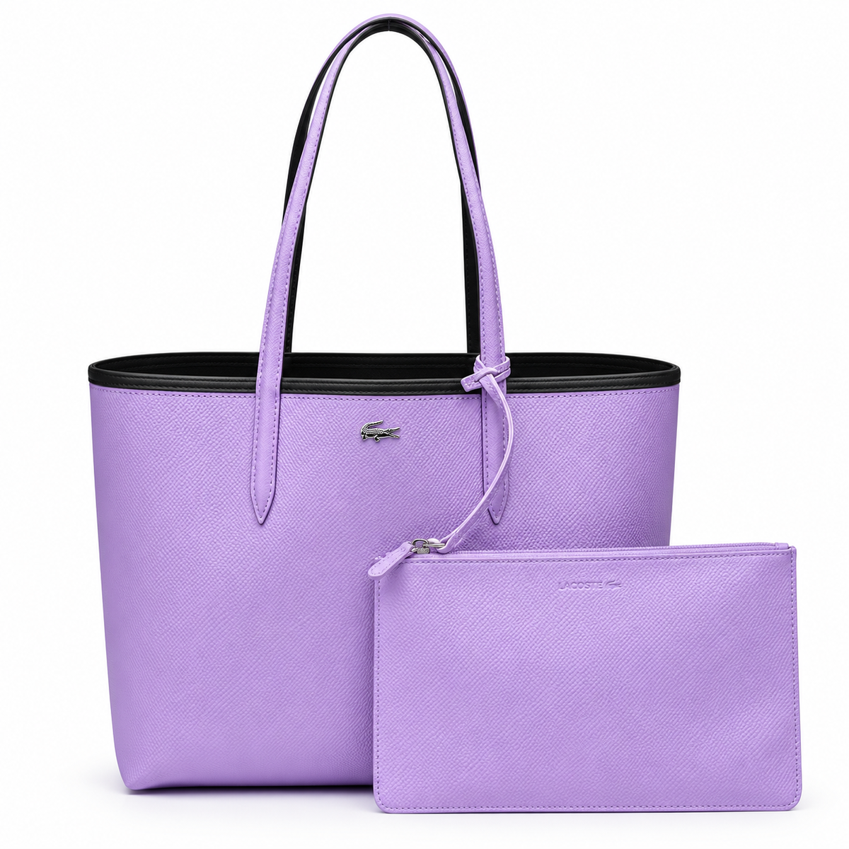 Lacoste Bag Black&Purple Black & Purple Big Bag Black & Purple