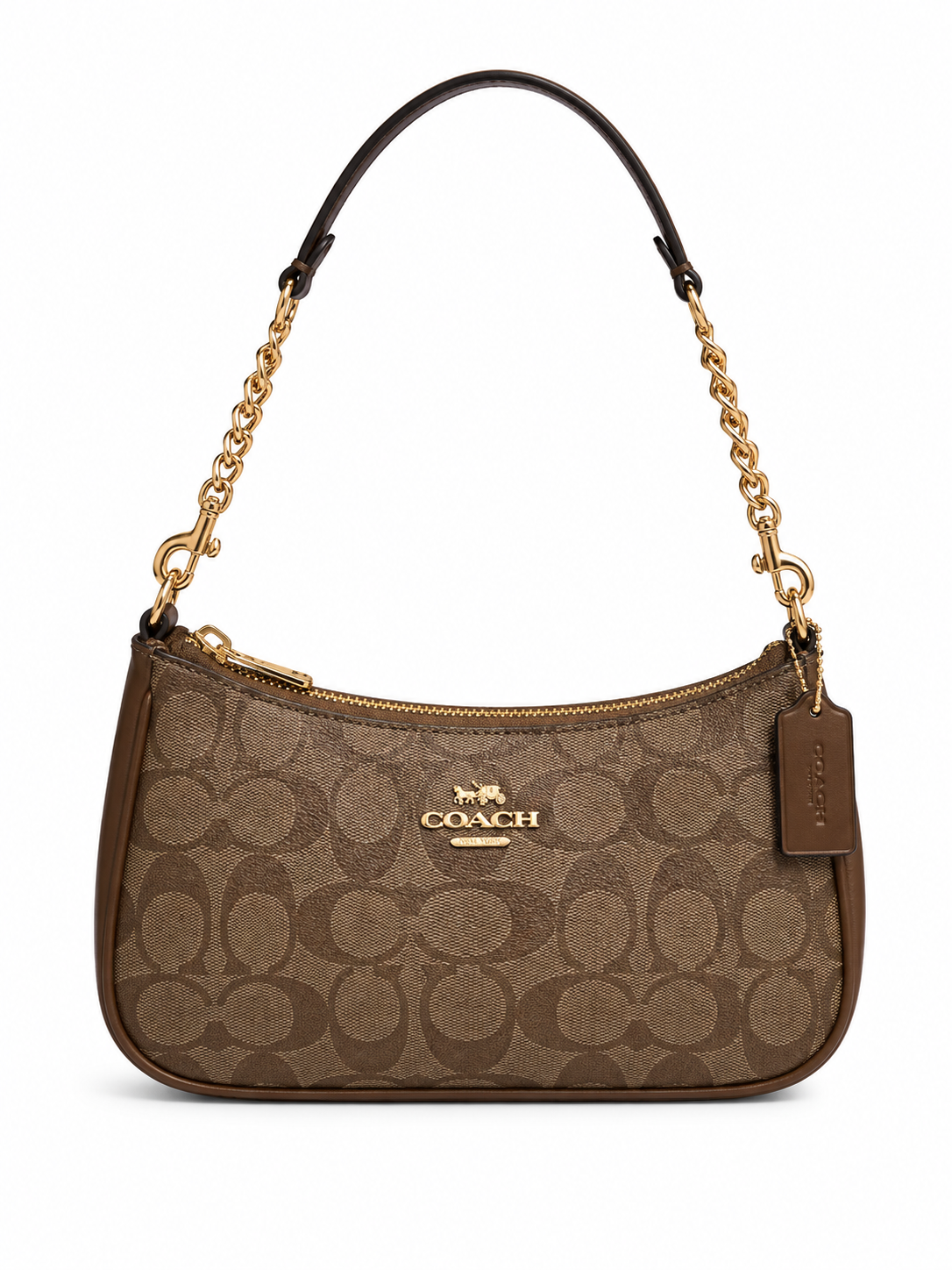 Coach Bag D.Bge&Brn Dark Beige & Brown Small Bag Dark Beige & Brown