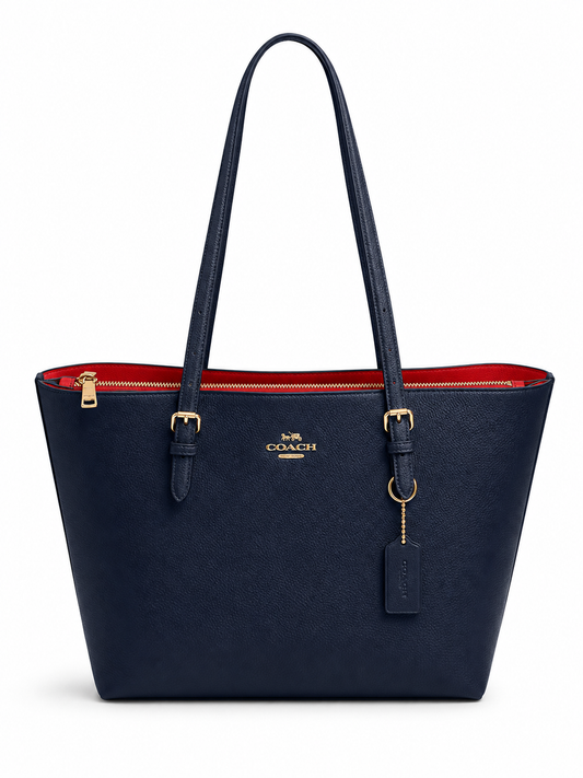 COACH BIG BAG 23105P NVY&RED navy&red