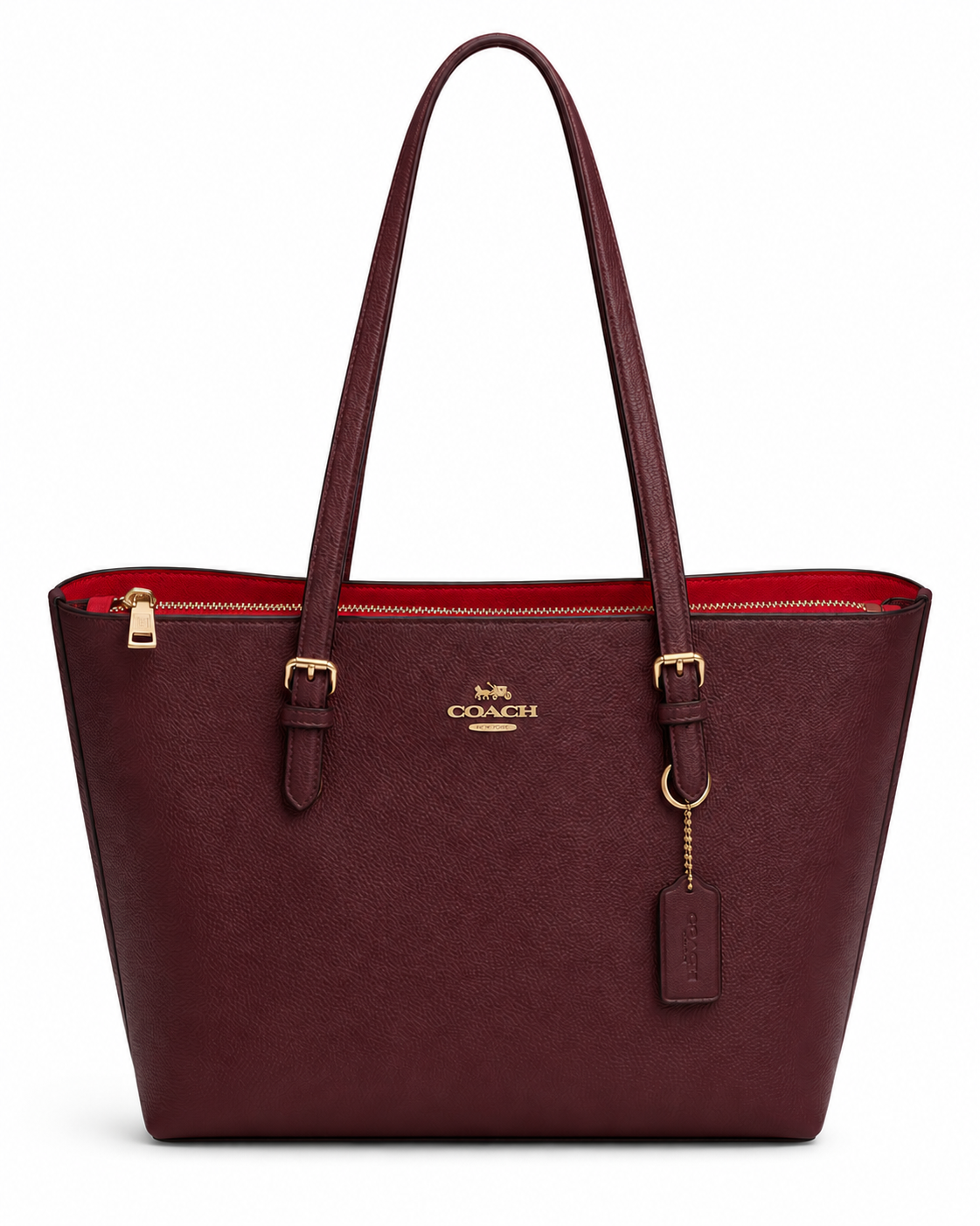 COACH BIG BAG 23105P BORDO&RED bordo&red