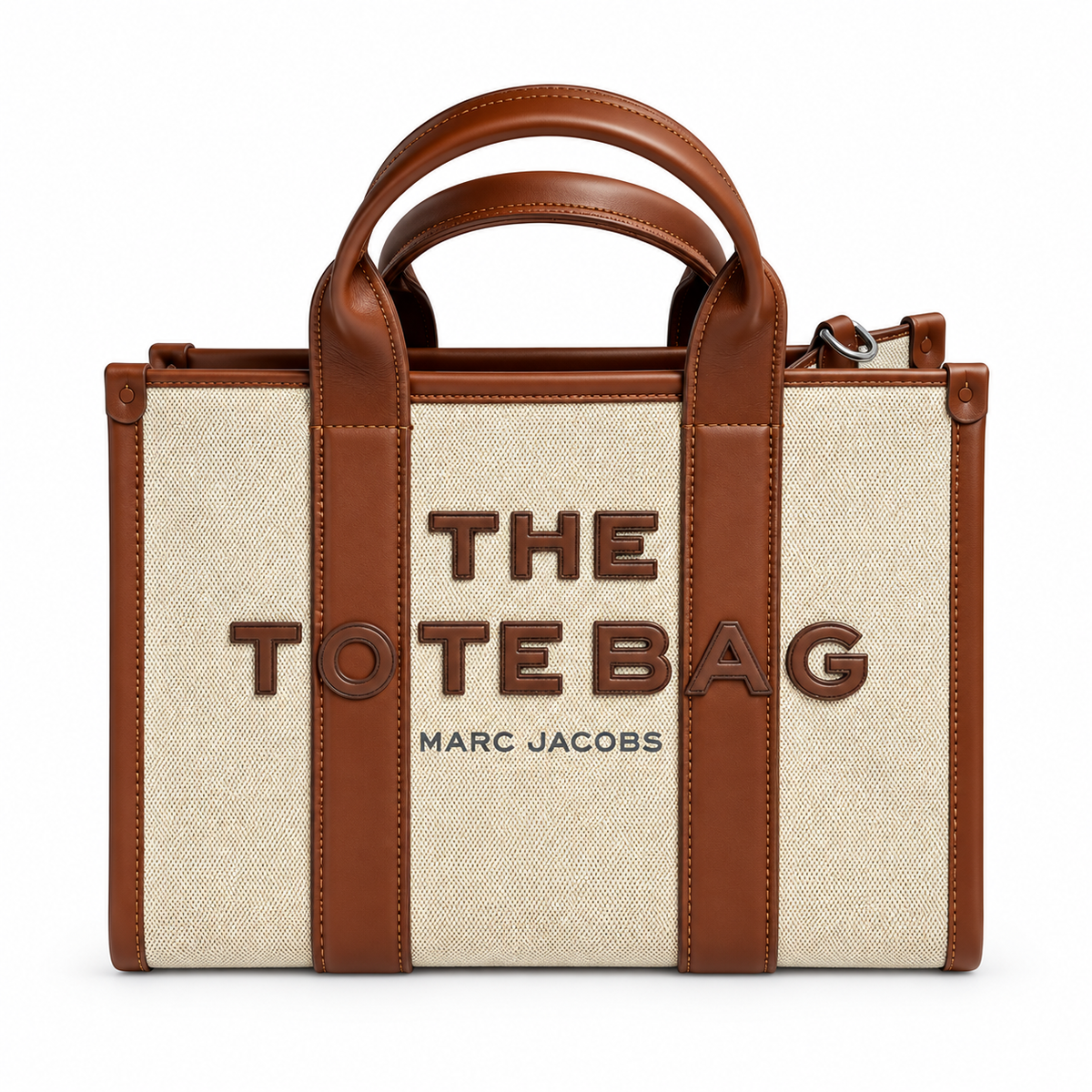 Tote Bag Marc Jacobs 6156-2 Beige & Brown Big Bag (27) Beige & Brown
