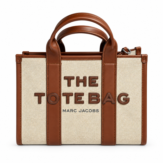 Tote Bag Marc Jacobs 6156-2 Beige & Brown Big Bag (27) Beige & Brown