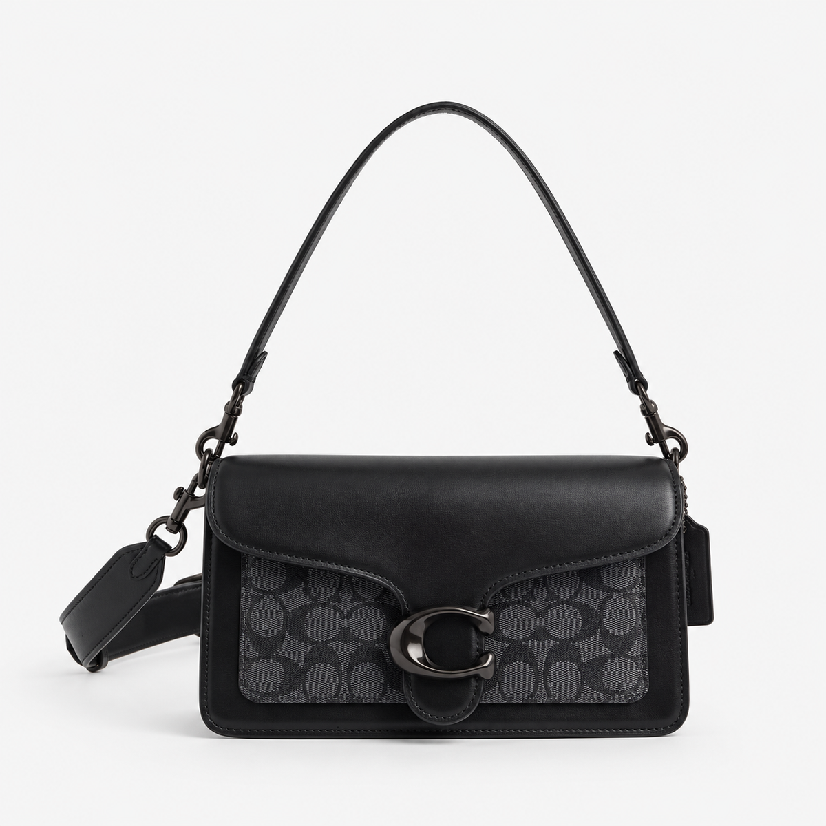 Coach Bag Blk&Grey Black & Grey Medium Bag Black & Grey
