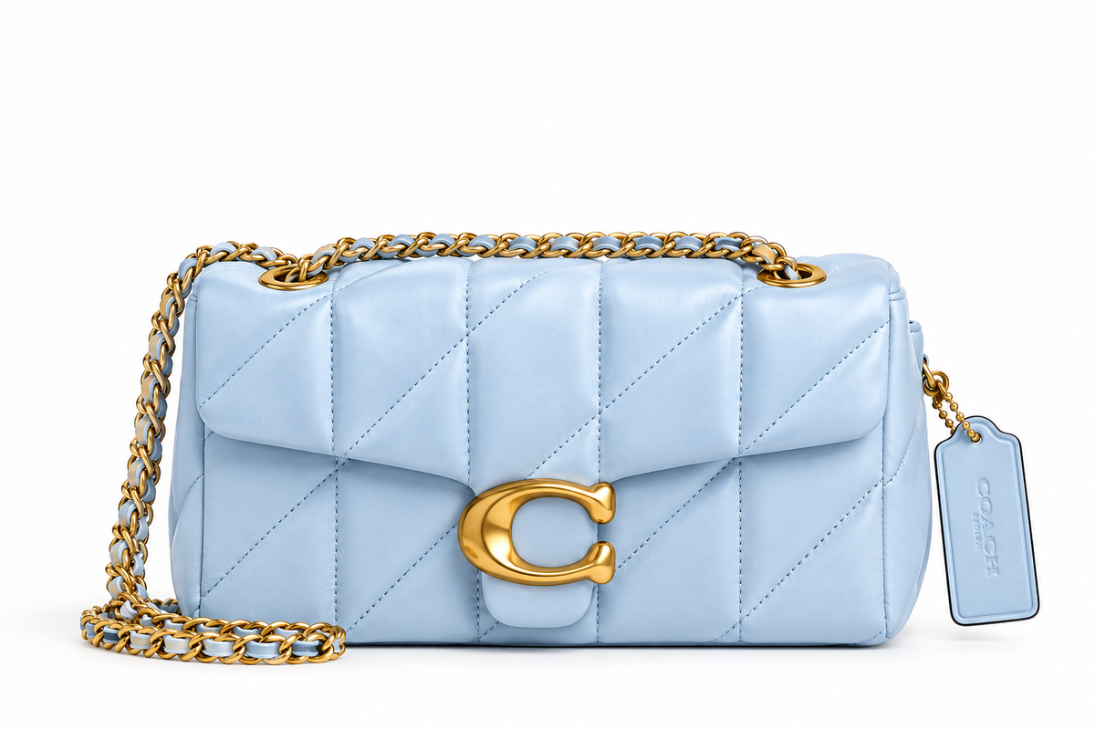 Coach Bag L.Blue 8802 Light Blue Medium Bag Light Blue