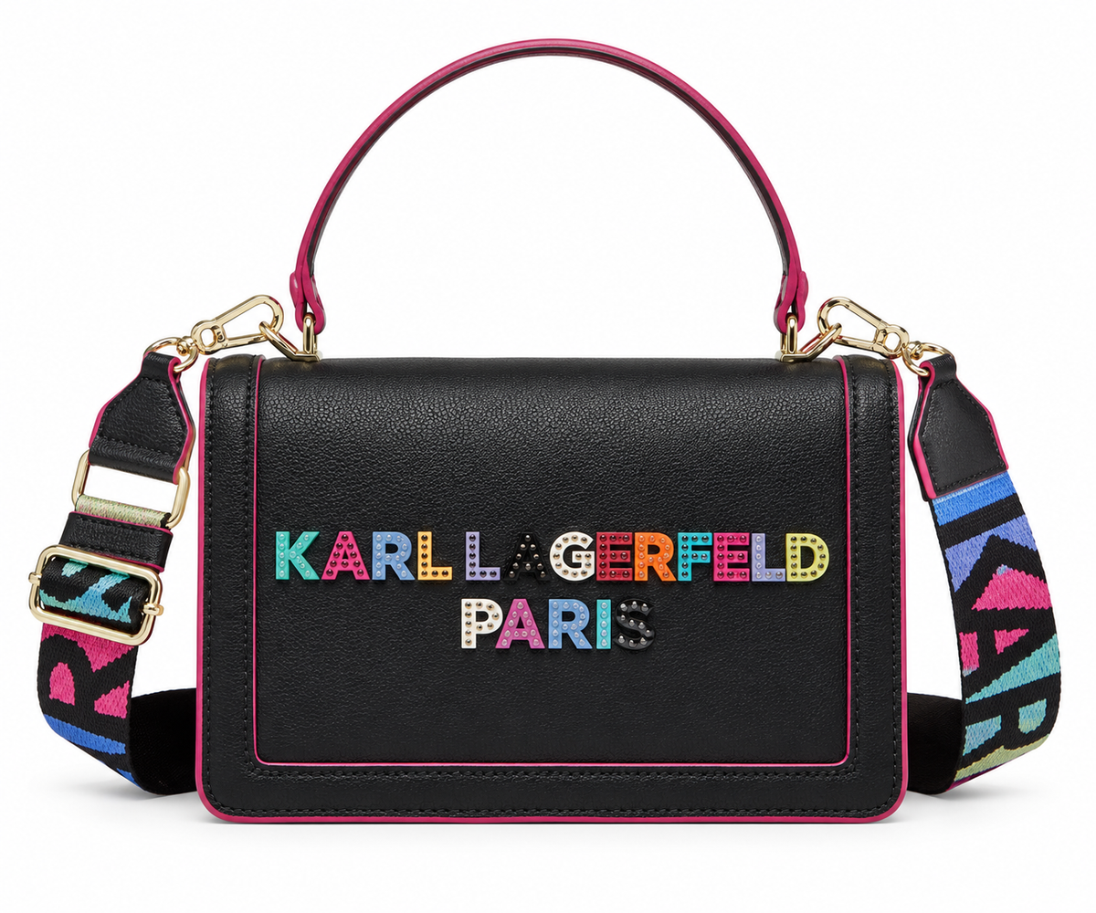 Karl Lagerfeld Bag Blk&Pink Black & Pink Medium Bag Black & Pink