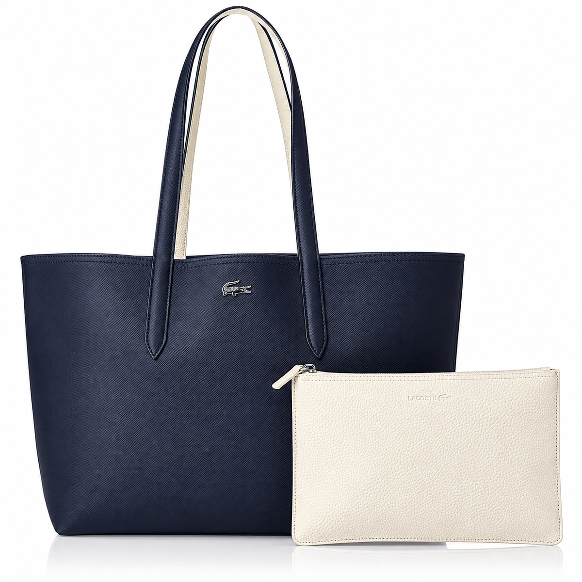 Lacoste Bag Navy&Wht Navy & White Big Bag Navy & White