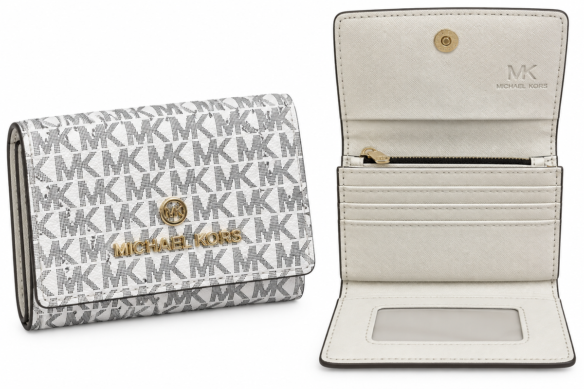 Michael Kors Portmone 60018-14 White White
