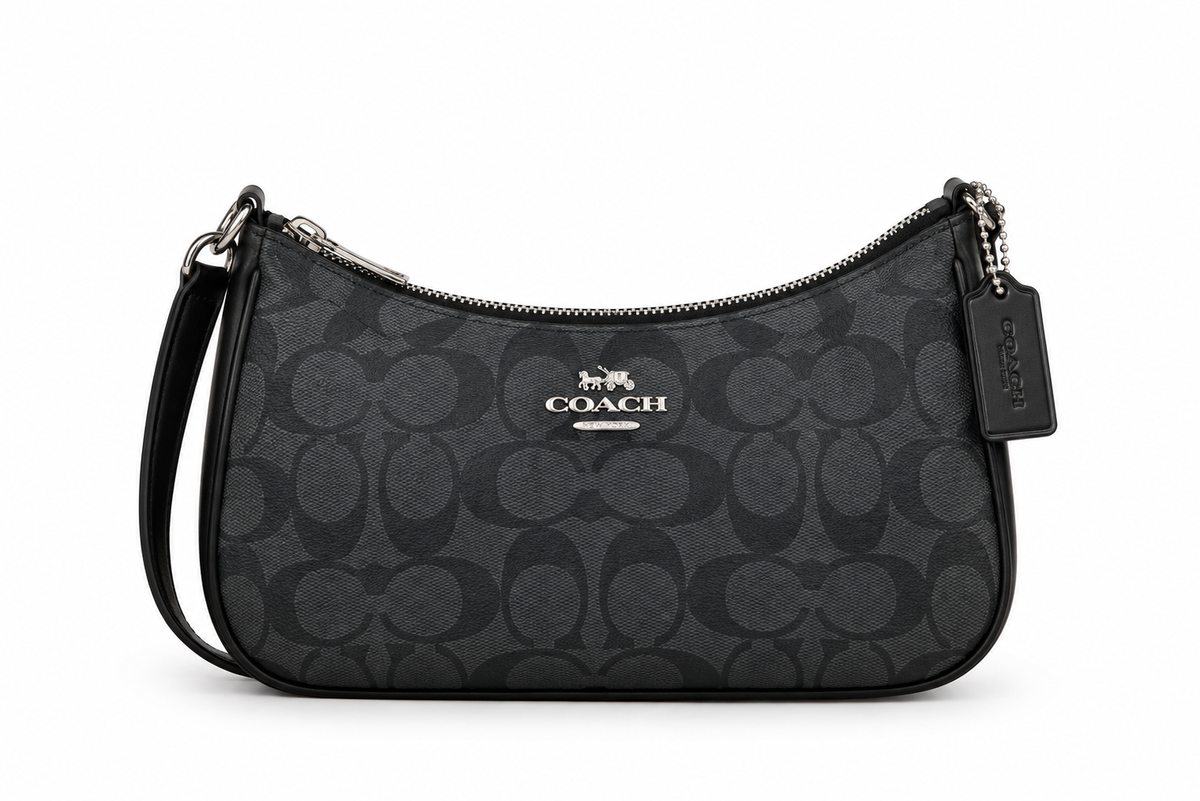 Coach Bag Blk&Grey 91107 Black & Grey Small Bag Black & Grey