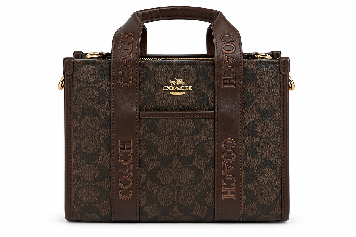 Coach Bag D.Brown 90159 Dark Brown Medium Bag Dark Brown