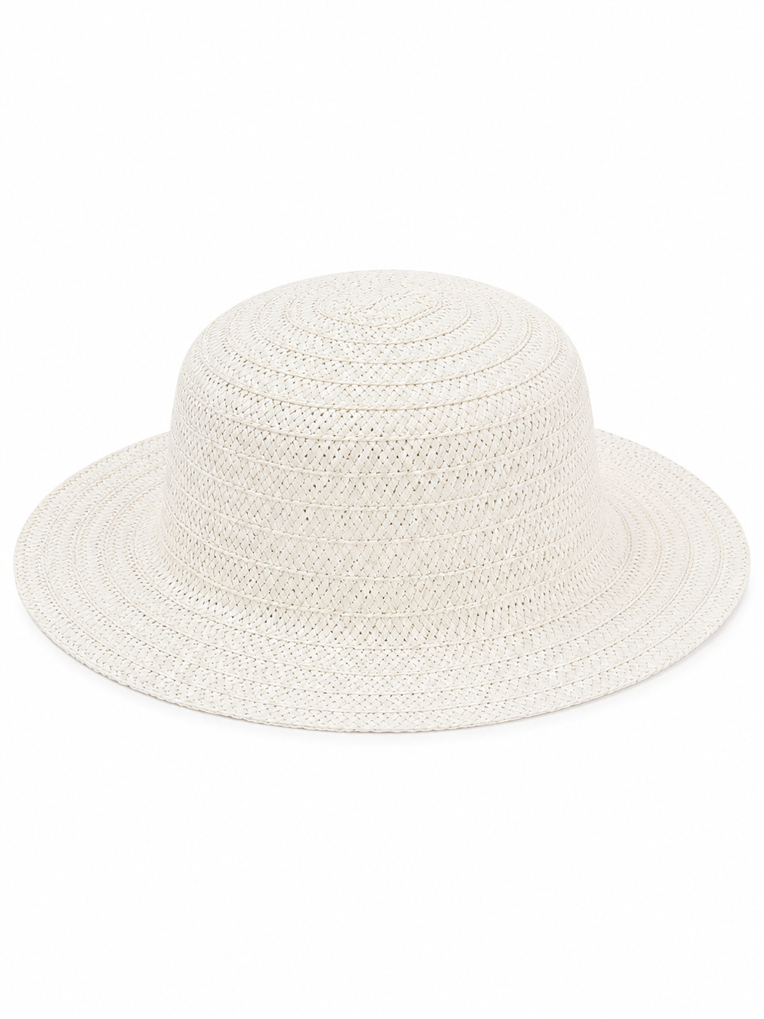 HAT BASIC STRAW CLOCHE HAT BEIGE 065 beige
