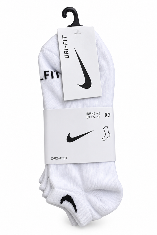 Nike Socks White 01 Small White
