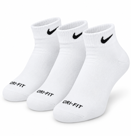 Nike Socks White 02 Small White