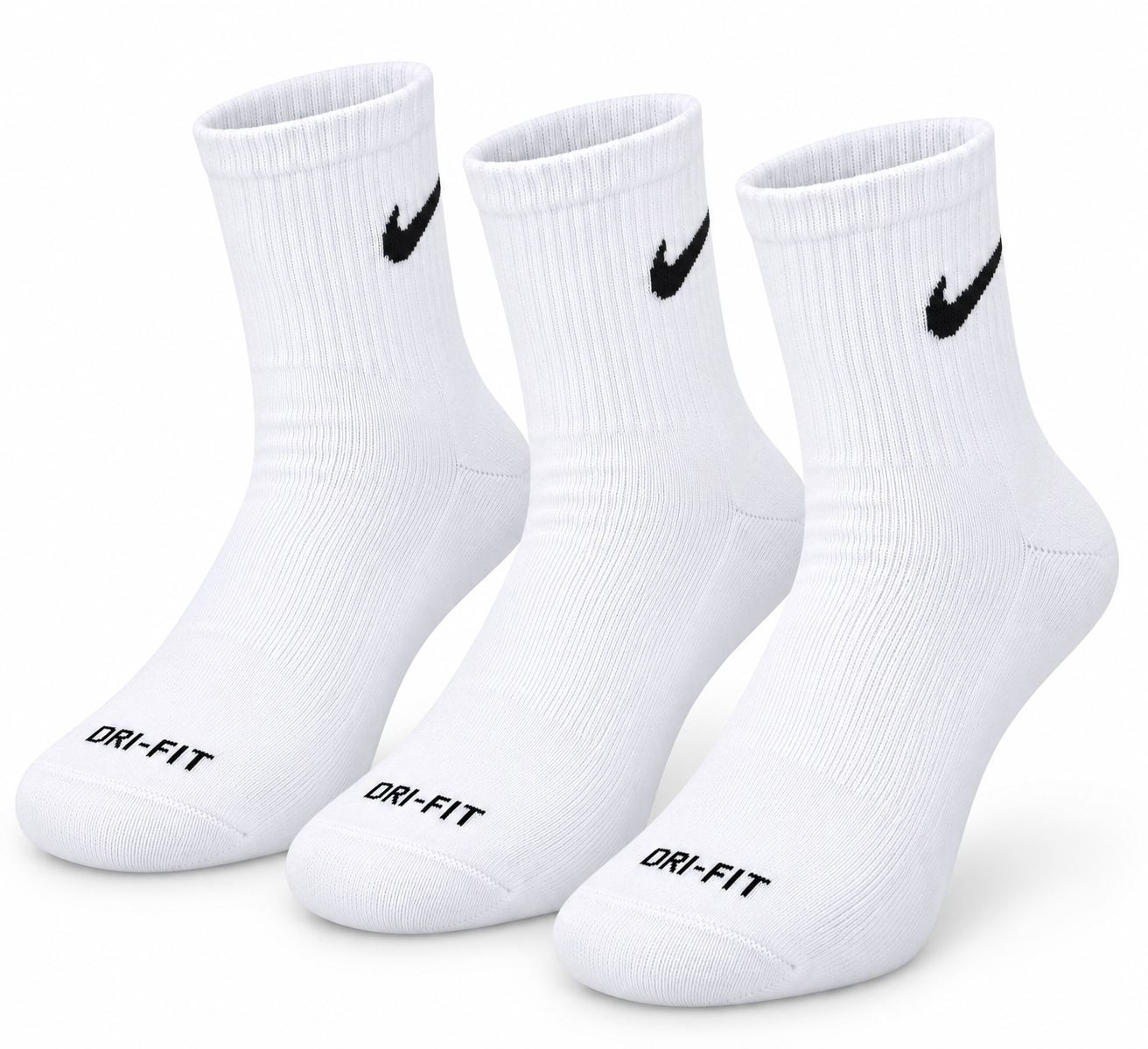 Nike Socks Mid White Medium White