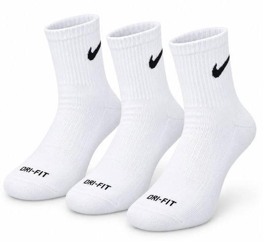Nike Socks Mid White Medium White