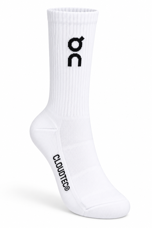 On Cloud Socks High White High White