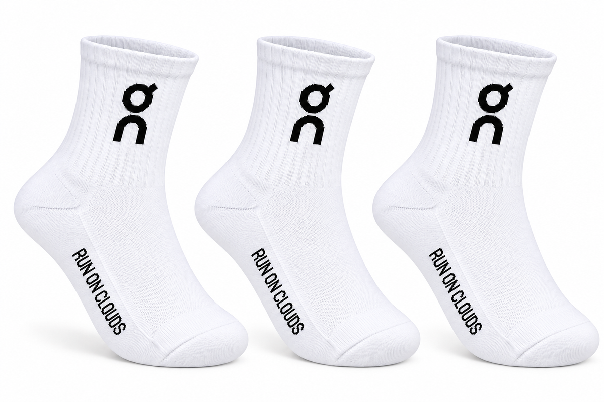 On Cloud Socks White 613 Medium White