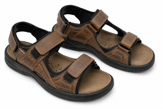 ANTISTRESS ORION SANDAL DOUBLE STRAP brown / 45