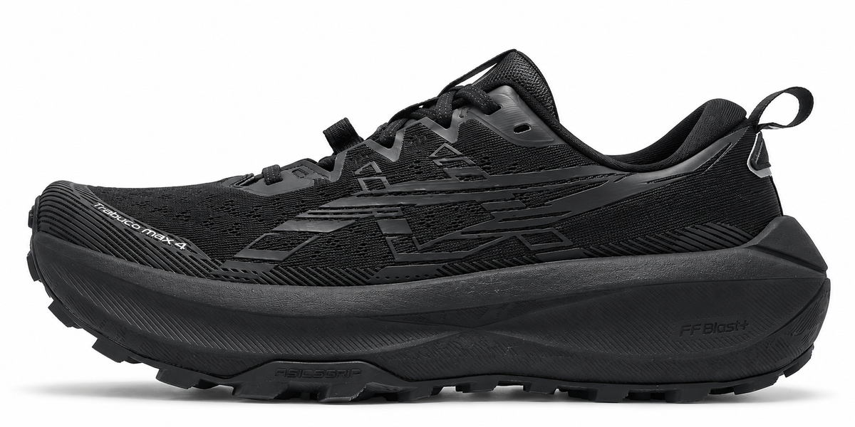 Asics Trabuco Max 4 Black Running Shoes 41.5 / Black