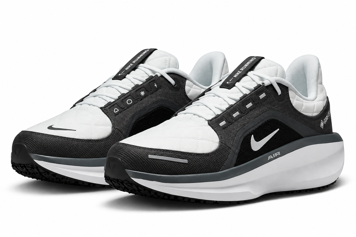 Nike Air Winflo 11 Gtx Wht&D.Grey White & Dark Grey Running Shoes 41 / White & Dark Grey