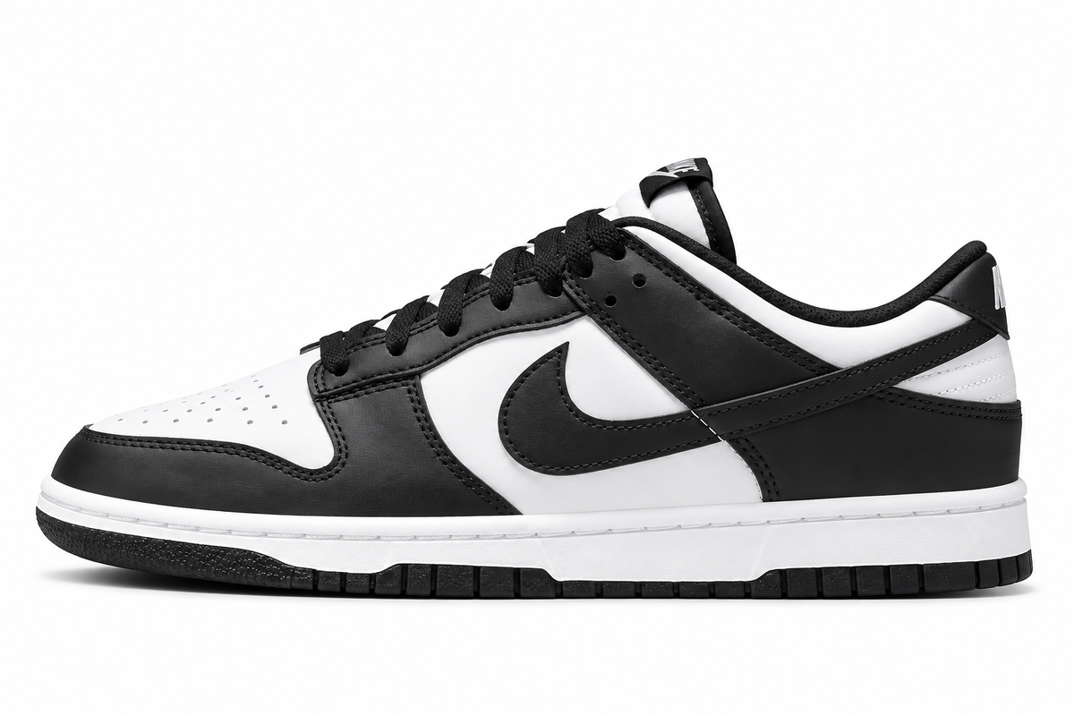 Nike Dunk Low Retro Black & White Sneakers 42 / Black & White