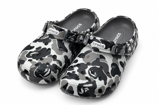 Crocs Classic Clog Grey&Multi Grey & Multi Clog 8 / Grey & Multi