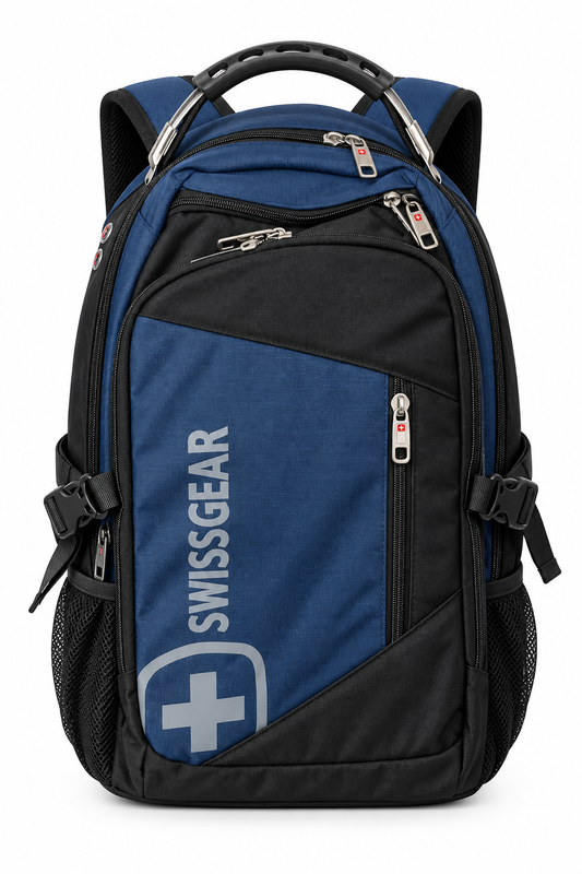 Swiss Backbag 6913 Black & Navy Backbag Black & Navy