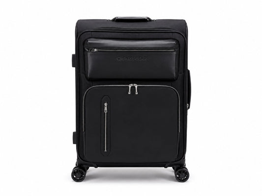 SWISS MAKEUP BAG TRAVEL BAG 20" S-2471 black